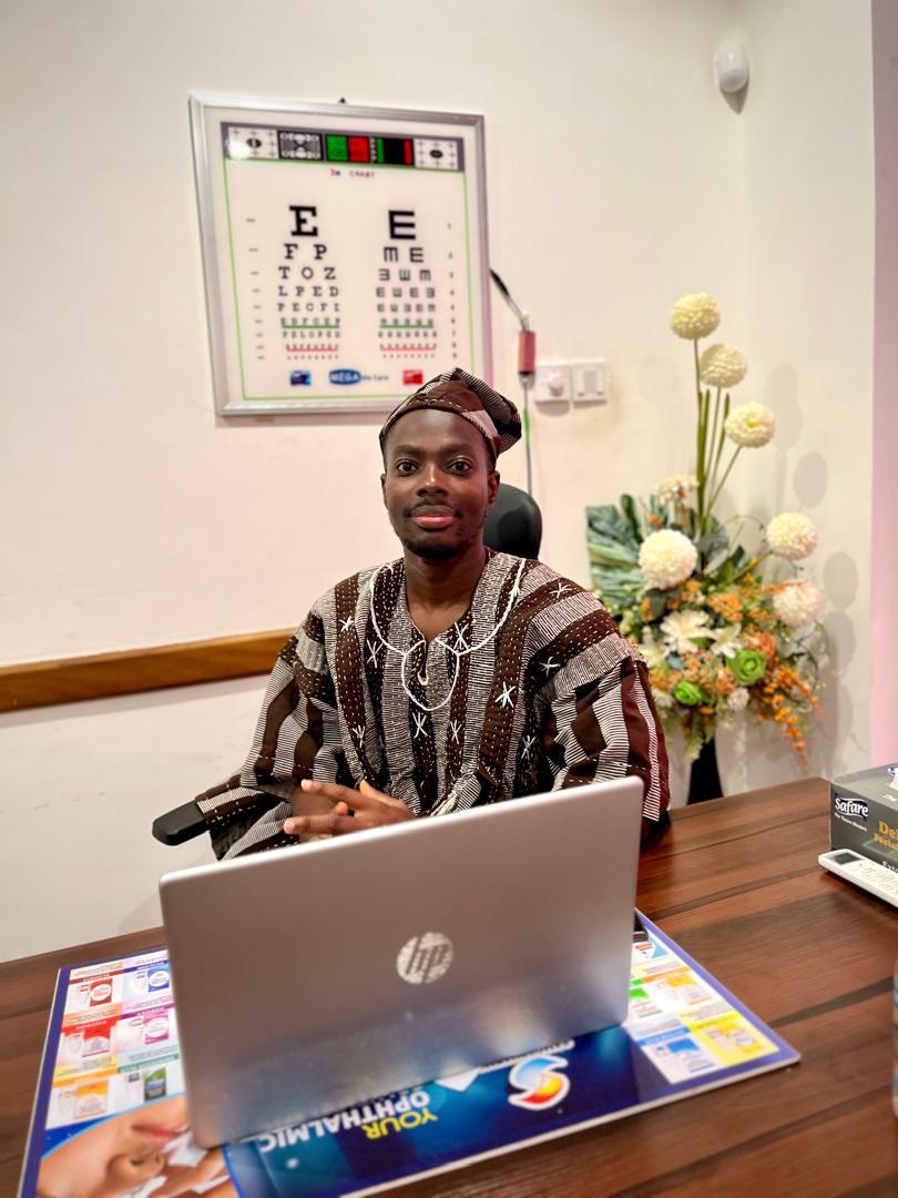 Dr. E. Ampiah, founder of Firmer Eye Care